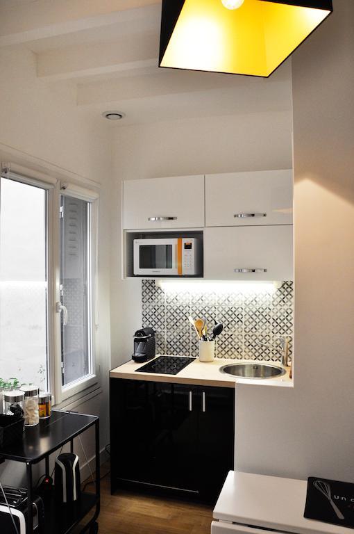 Апартаменты Duplex De Charme Au Coeur De Montmartre Париж Номер фото