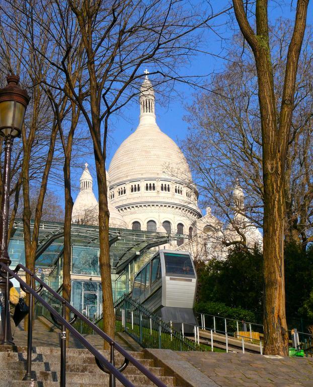 Апартаменты Duplex De Charme Au Coeur De Montmartre Париж Экстерьер фото